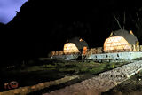 Domes by night, Ecolodge Majestic